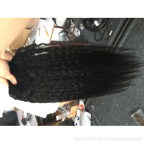Drawstring Ponytail Black Hair Curly Human Hair Ponytail Extension Human Hair Ponytails for Black Brazilian Women Wig Long